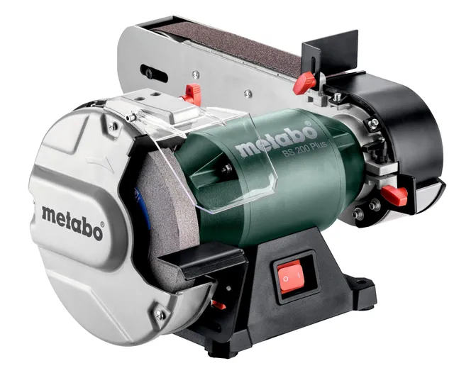 metabo-bs-200-plus-kombi-bandschleifmaschine-schleifbock-mit-bandschleifer-und-s image 1