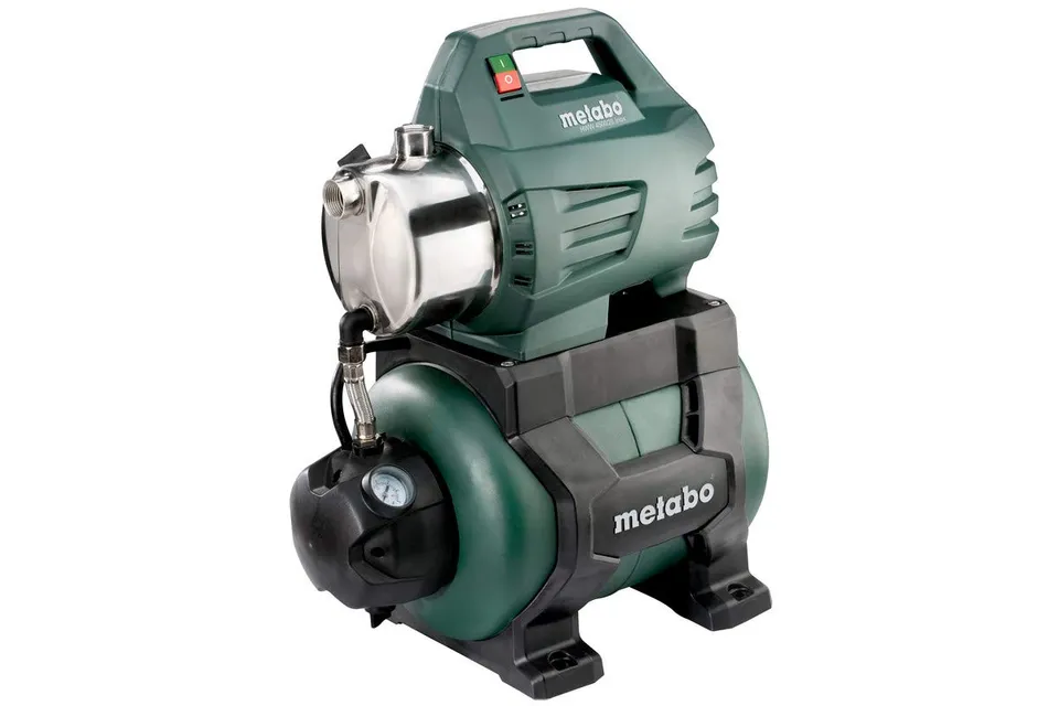 metabo-hww-4500-25-inox-hauswasserwerk-1300-w-pumpe-4500-l-h-4-8-bar-24-l-tank image 1