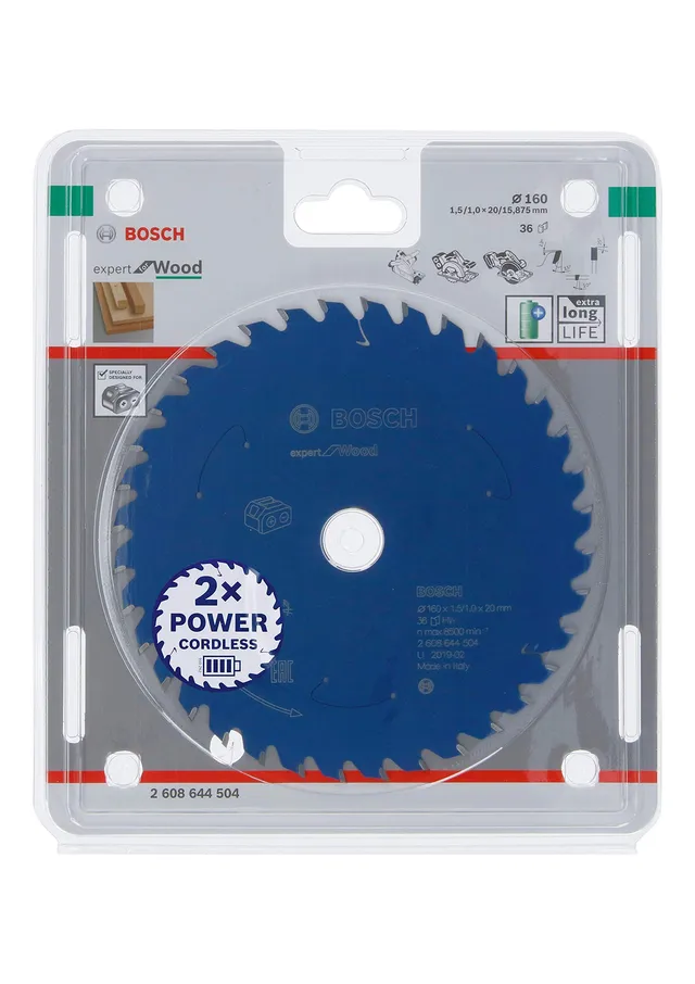 bosch-professional-expert-for-wood-kreiss-geblatt-160-x-20-x-1-5-mm-36-z-hne-har image 1