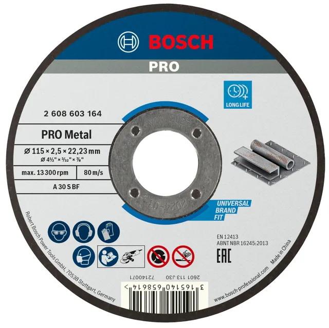 bosch-professional-pro-metal-trennscheibe-125-x-2-5-x-22-23-mm-longlife-metallsc image 1