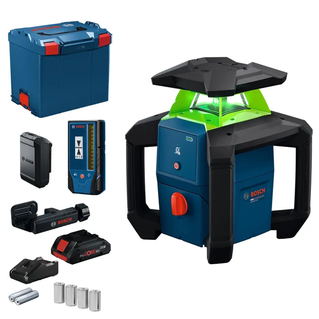 bosch-pro-grl18v-3-31g-rotationslaser-mit-gr-nem-laser-ip66-schutz-dual-power-un image 1