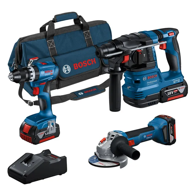 bosch-professional-18v-system-akku-combo-kit-gsb-18v-45-schlagbohrschrauber-gbh- image 1