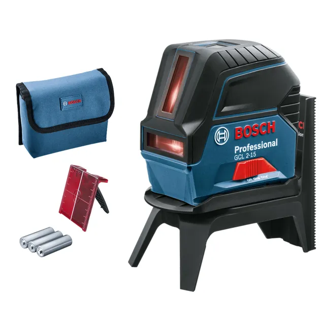 bosch-professional-kreuzlinienlaser-gcl-2-15-roter-laser-15-m-mit-lotpunkten-rm- image 1