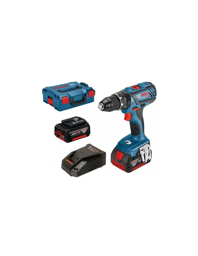 bosch-professional-gsb-18v-28-akku-schlagbohrschrauber-18v-system-inkl-2-5-0-ah- image 1
