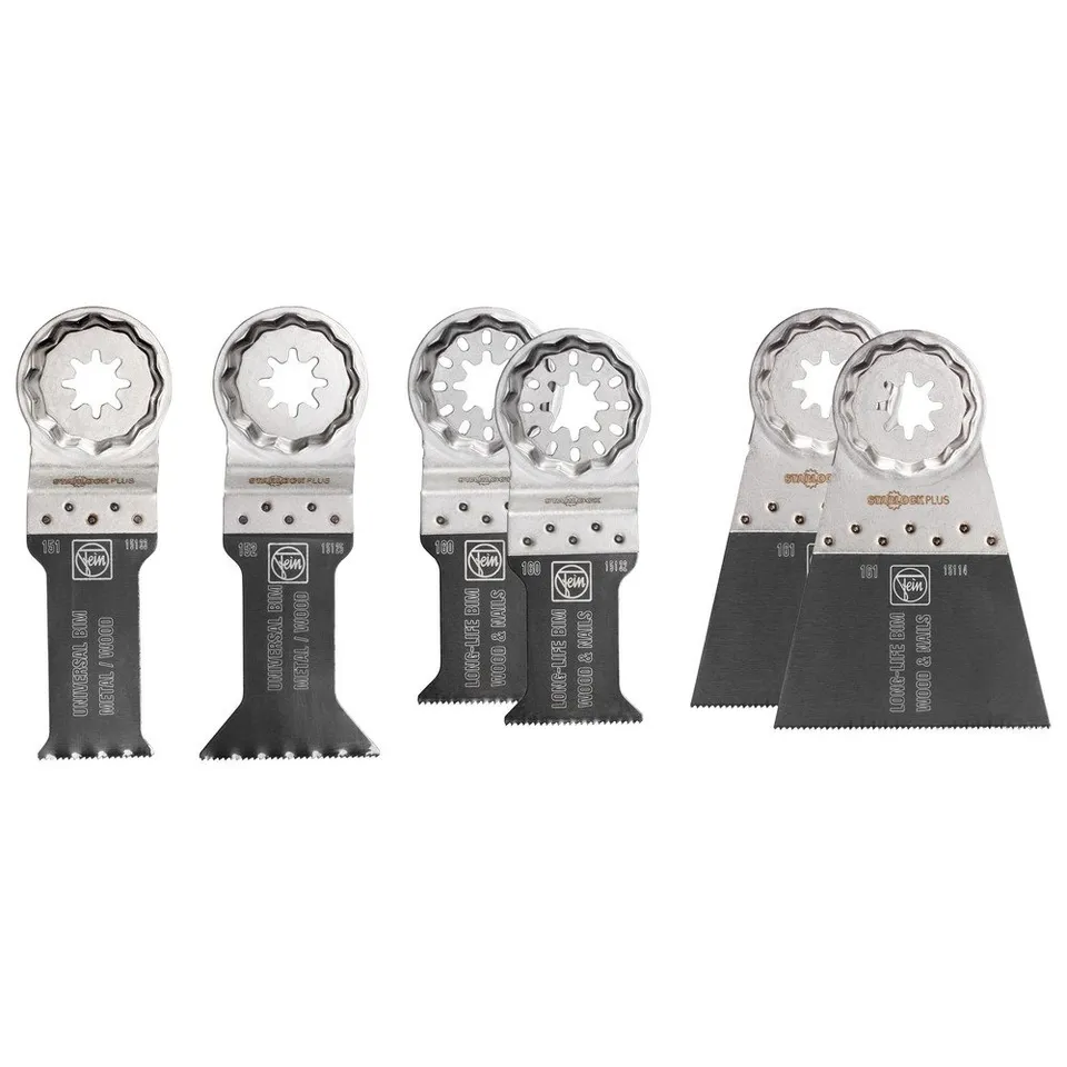 fein-best-of-e-cut-slp-s-geblatt-set-6-e-cut-bl-tter-bi-metall-starlockplus-aufn image 1