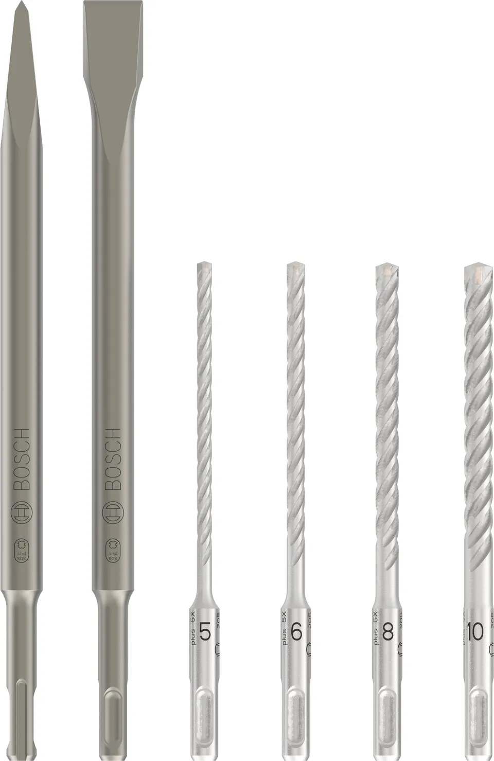 bosch-accessories-6-teiliges-sds-plus-5-hammerbohrer-und-mei-el-set-f-r-beton-ma image 1