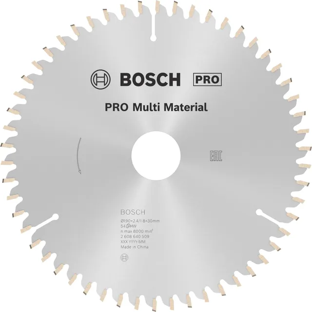 bosch-professional-2608640509-kreiss-geblatt-multi-material-190-mm-30-mm-bohrung image 1