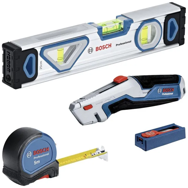 bosch-professional-handwerkzeug-set-4-teilig-mit-25-cm-wasserwaage-5-m-ma-band-u image 1