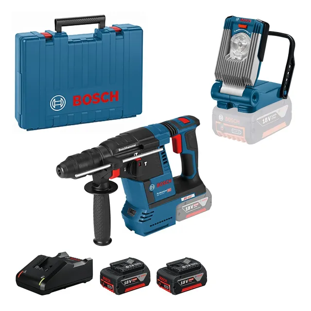 bosch-professional-gbh-18v-26-f-akku-bohrhammer-gli-variled-akku-leuchte-18v-sys image 1