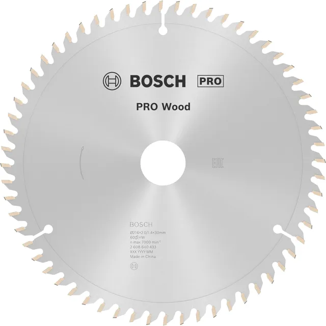 bosch-professional-pro-wood-kreiss-geblatt-216-x-30-mm-60-z-hne-2-0-mm-schnittbr image 1