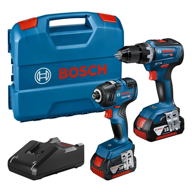 bosch-professional-18v-system-combo-kit-akku-drehschlagschrauber-gdr-18v-200-akk image 1