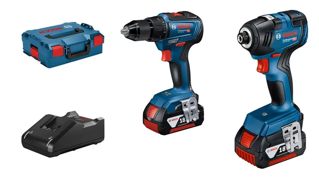 bosch-professional-18v-system-akku-set-gdr-18v-200-gsr-18v-55-b-rstenlos-inkl-2- image 1