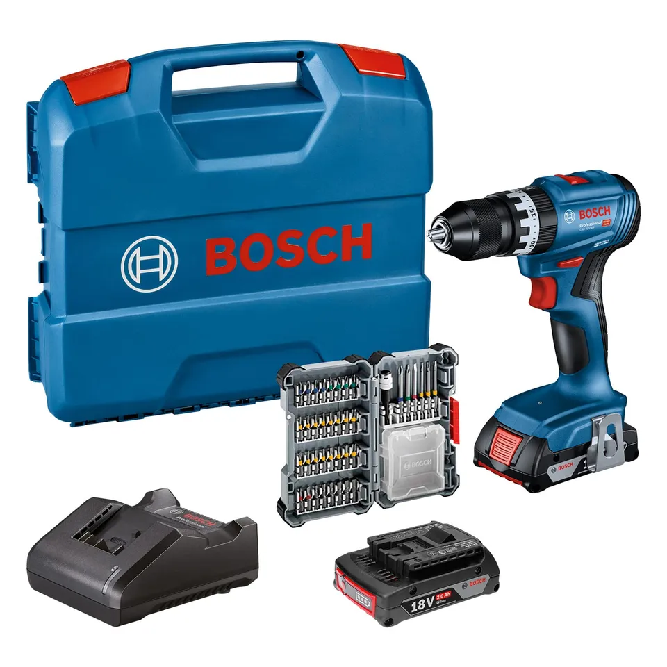 bosch-professional-gsb-18v-45-akku-schlagbohrschrauber-18v-system-b-rstenlos-2x- image 1