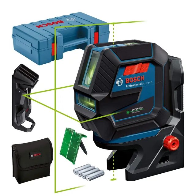 bosch-professional-kreuzlinienlaser-gcl-2-50-g-gr-ner-laser-0-3-mm-m-15-m-ip64-m image 1