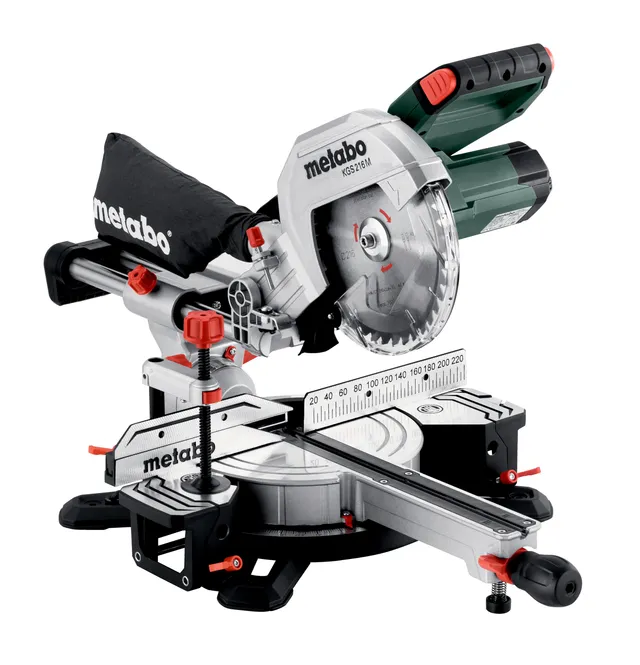 metabo-kgs-216-m-kapp-und-gehrungss-ge-mit-zugfunktion-216-mm-s-geblatt-und-prec image 1