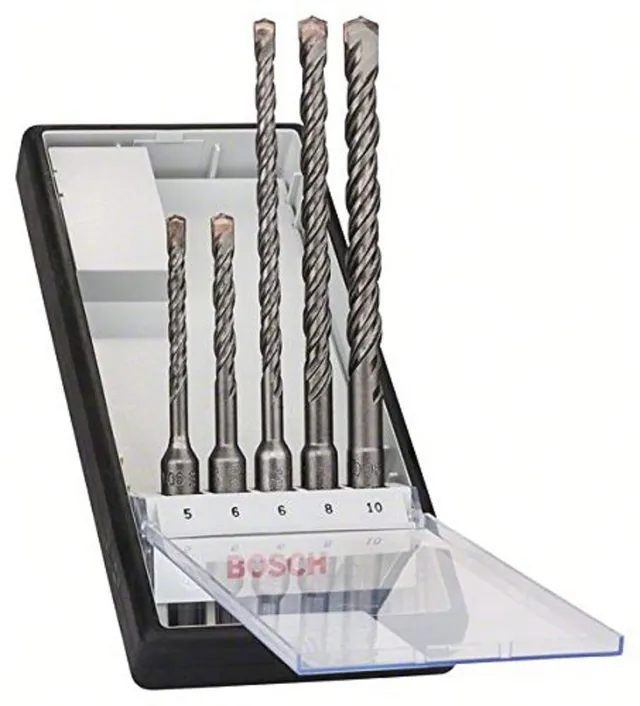 bosch-professional-robust-line-hammerbohrer-set-sds-plus-5-5-teilig-5-6-6-8-10-m image 1