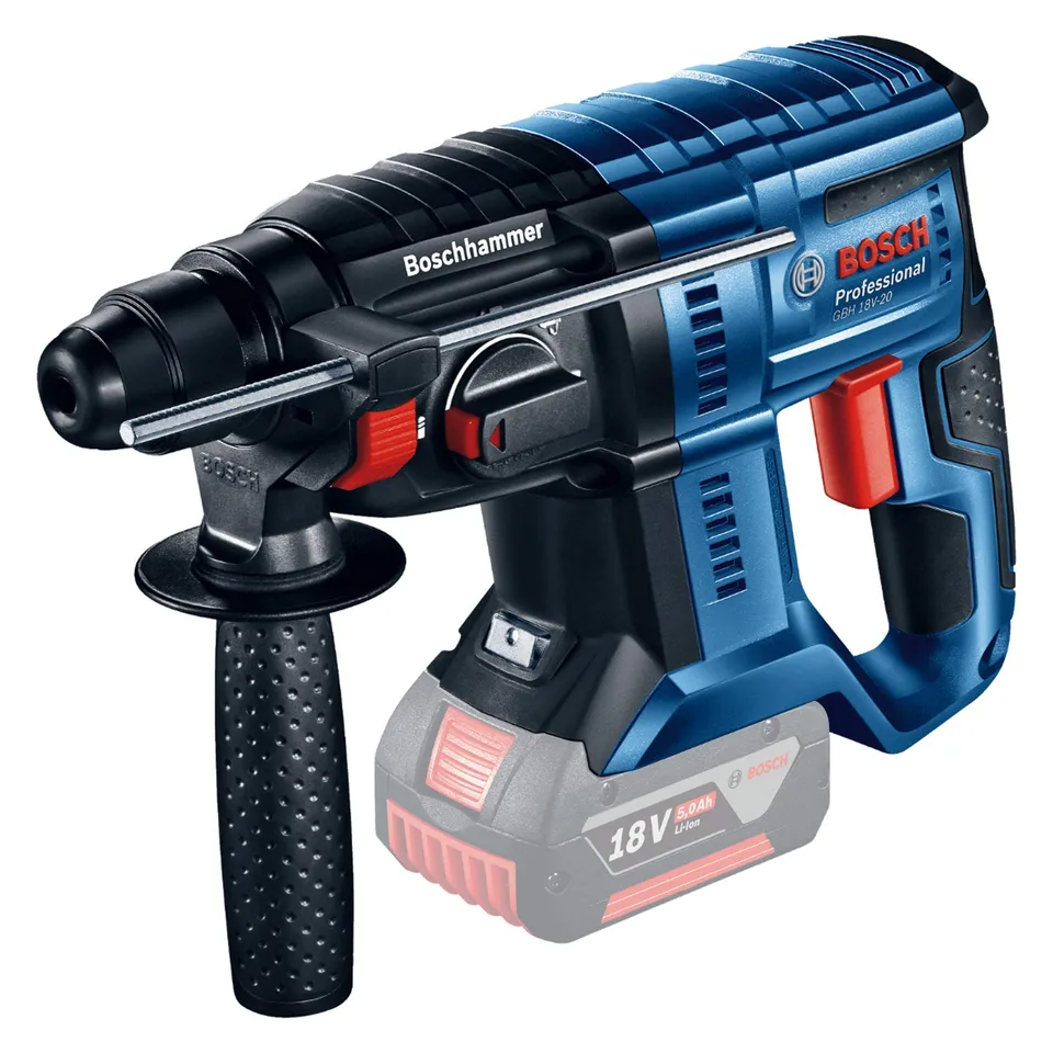 bosch-professional-gbh-18v-20-akku-bohrhammer-18v-system-sds-plus-1-7-joule-schl image 1