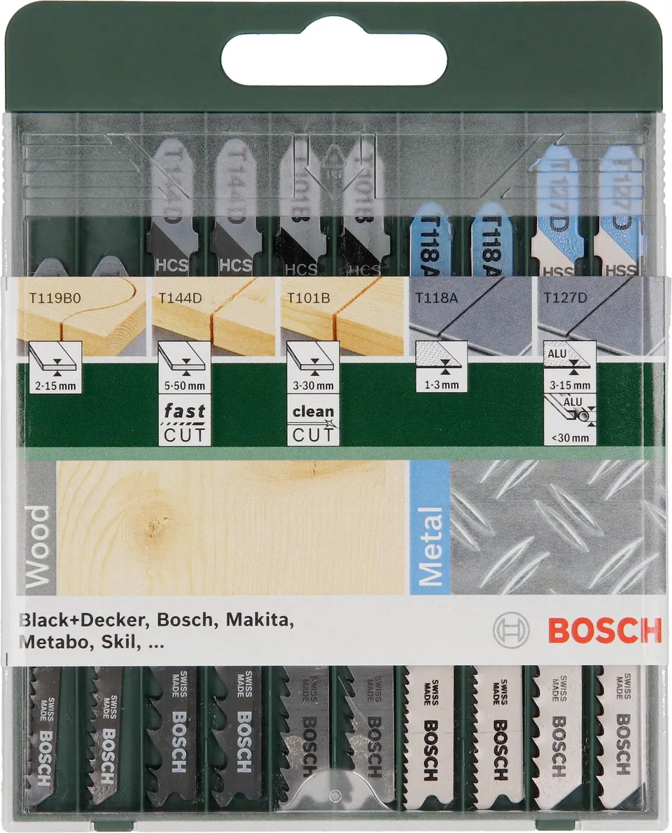 bosch-home-and-garden-10-tlg-stichs-geblatt-set-wood-and-metal-t-schaft-f-r-holz image 1