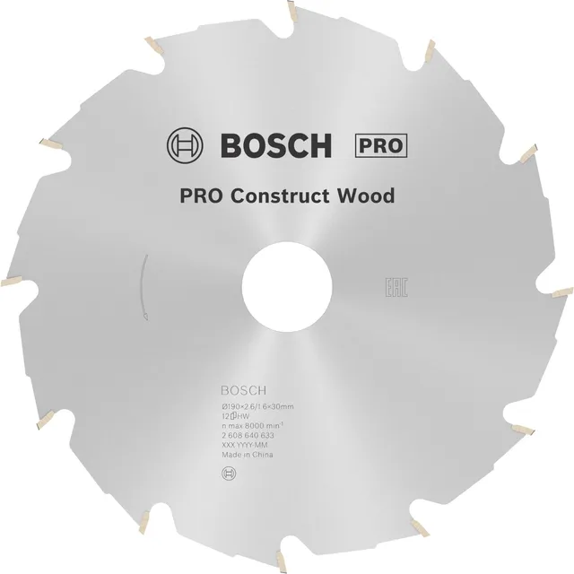 bosch-professional-kreiss-geblatt-construct-wood-190-x-30-x-2-6-mm-12-z-hne-holz image 1
