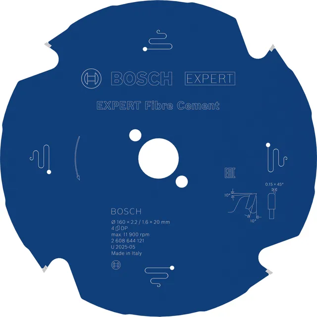 bosch-expert-fibre-cement-kreiss-geblatt-160-x-20-x-2-2-1-6-mm-z4-pcd-diamant-te image 1