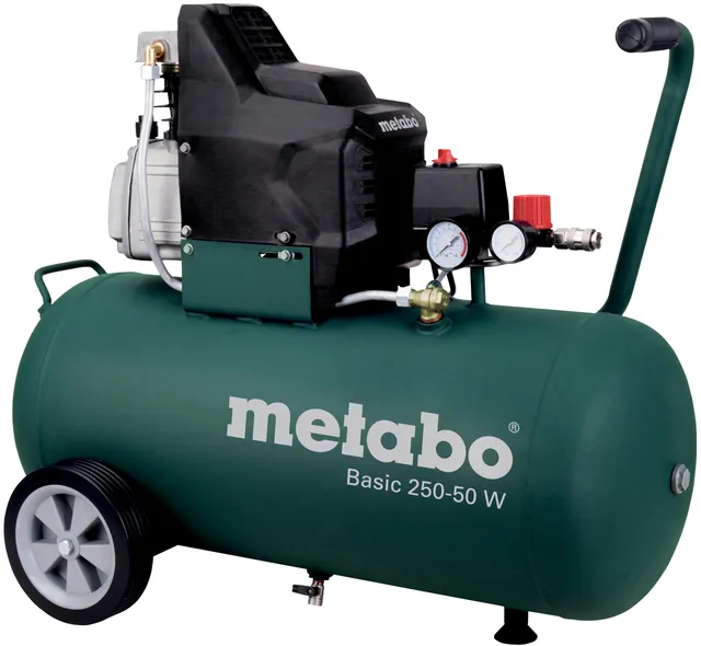 metabo-basic-250-50-w-kompressor-601534000-50-l-kessel-8-bar-1-5-kw-lgeschmiert- image 1