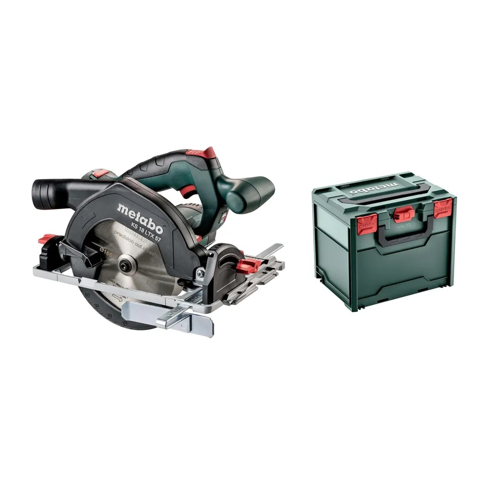 metabo-ks-18-ltx-57-akku-handkreiss-ge-18v-cas-system-57-mm-schnitttiefe-f-hrung image 1
