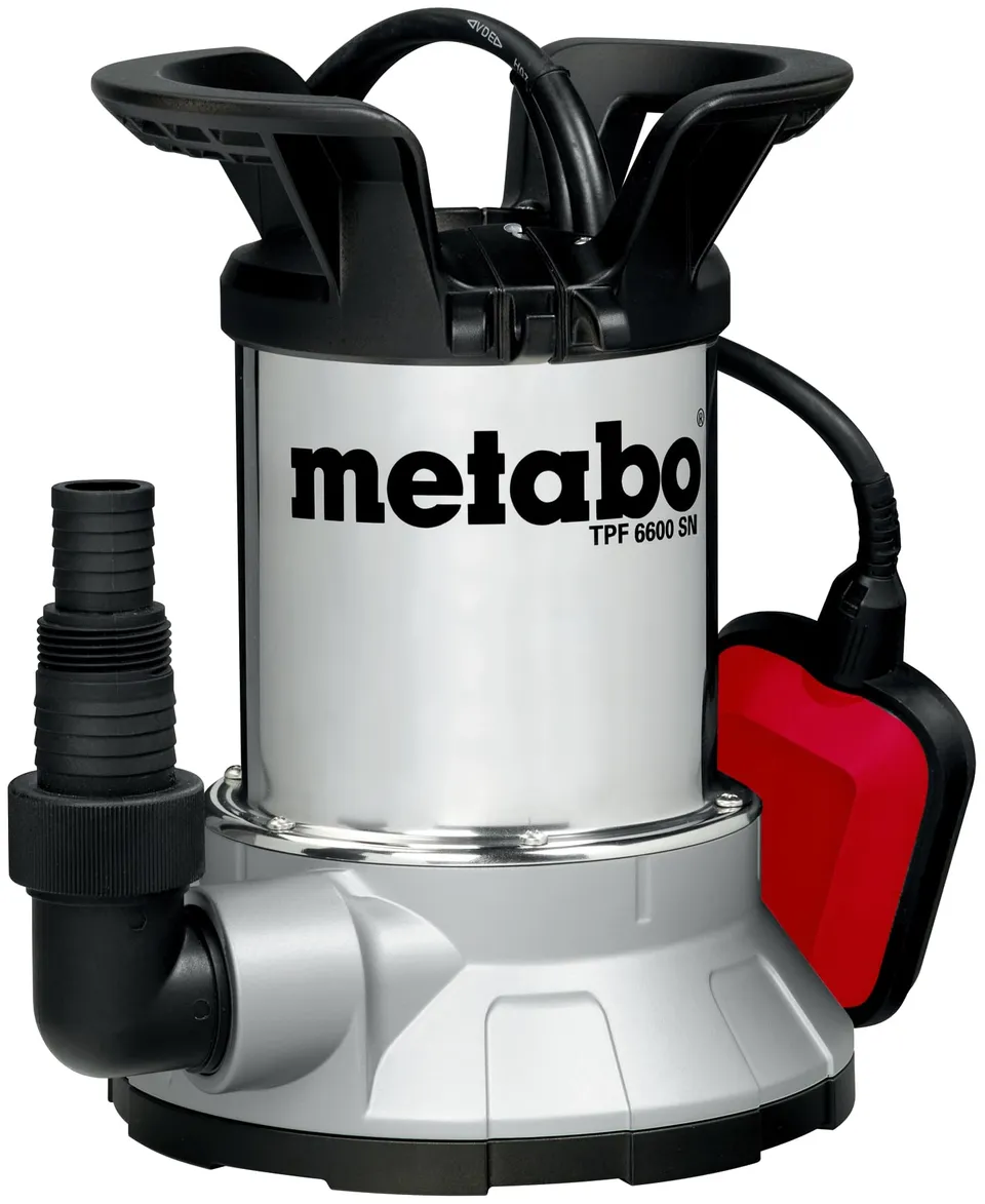 metabo-tpf-6600-sn-flachsaugende-klarwasser-tauchpumpe-450-w-5-m-eintauchtiefe-e image 1