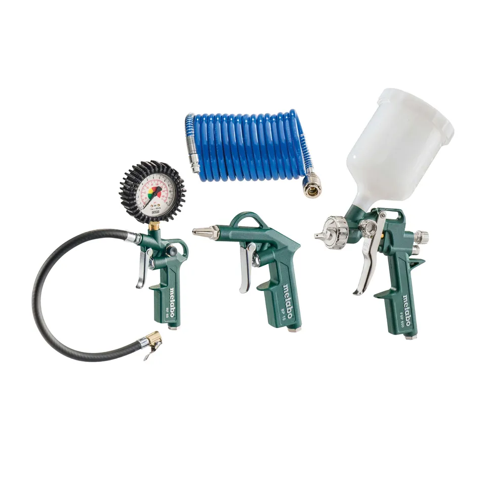 metabo-druckluft-werkzeugset-lpz-4-set-5-teilig-farbspritzpistole-blaspistole-re image 1