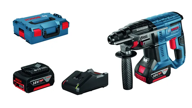bosch-professional-gbh-18v-20-akku-bohrhammer-18v-system-sds-plus-1-7-j-schlagen image 1