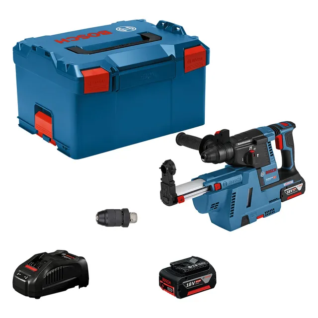 bosch-professional-gbh-18v-26-f-akku-bohrhammer-18v-system-mit-2x-6-0-ah-akku-ga image 1