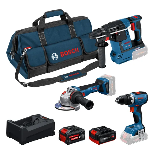 bosch-professional-pro-18v-system-combo-kit-gsr-18v-65-gbh-18v-26-gws-18v-11-1x- image 1
