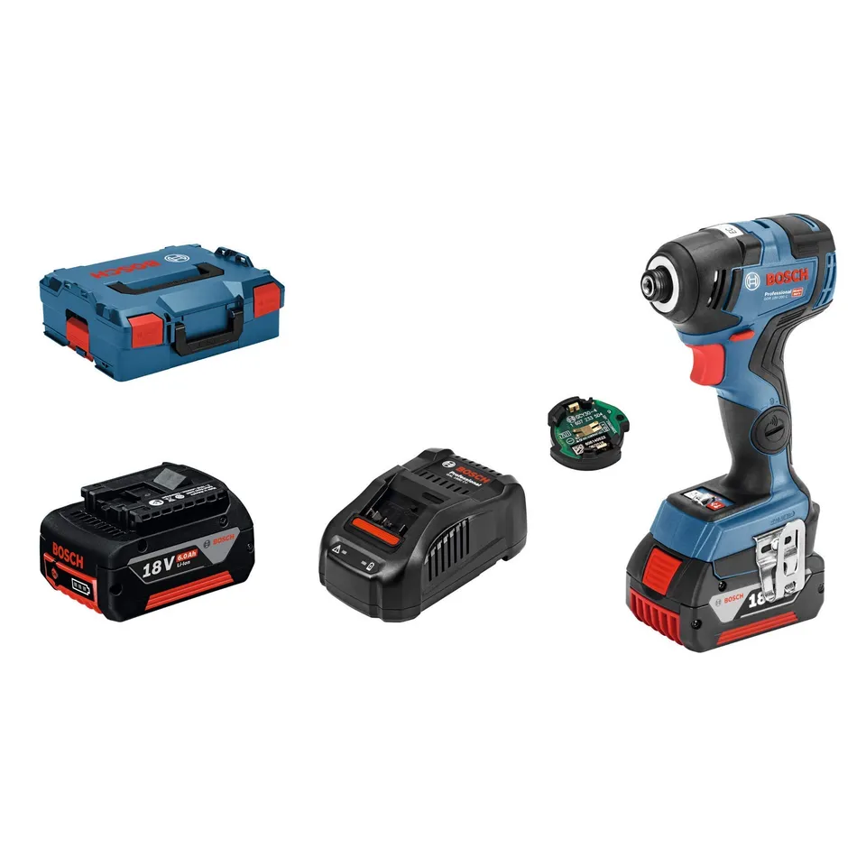 bosch-professional-18v-system-drehschlagschrauber-gdr-18v-200-c-set-inkl-2-5-0ah image 1