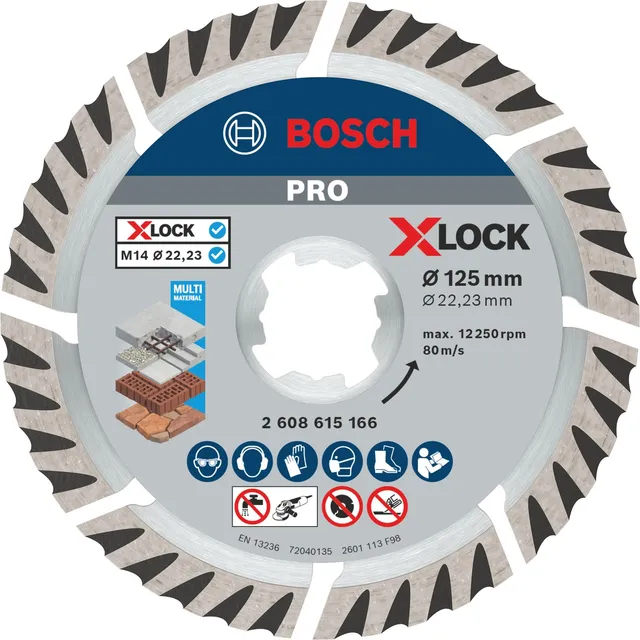 bosch-professional-pro-multi-material-diamanttrennscheibe-x-lock-125-mm-f-r-beto image 1