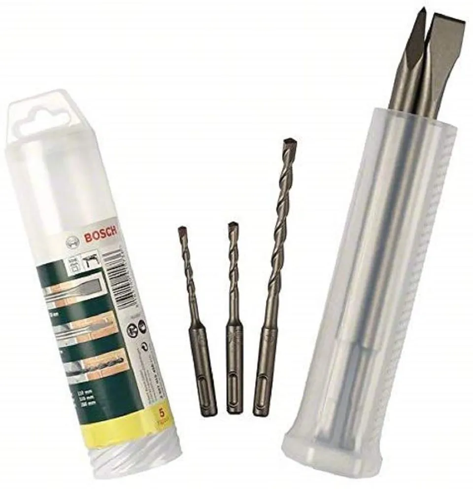 bosch-home-and-garden-5tlg-mei-el-und-bohrer-set-sds-plus-spitzmei-el-flachmei-e image 1