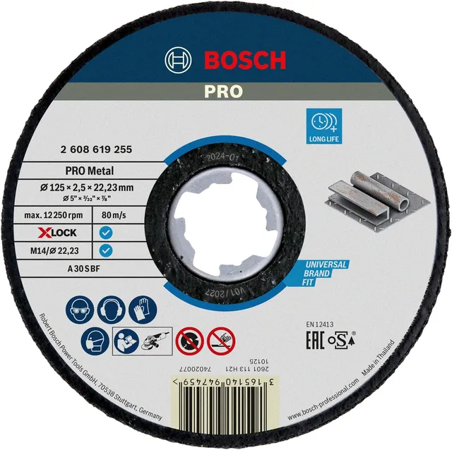 bosch-professional-expert-trennscheibe-f-r-metall-x-lock-125-mm-bohrung-22-23-mm image 1