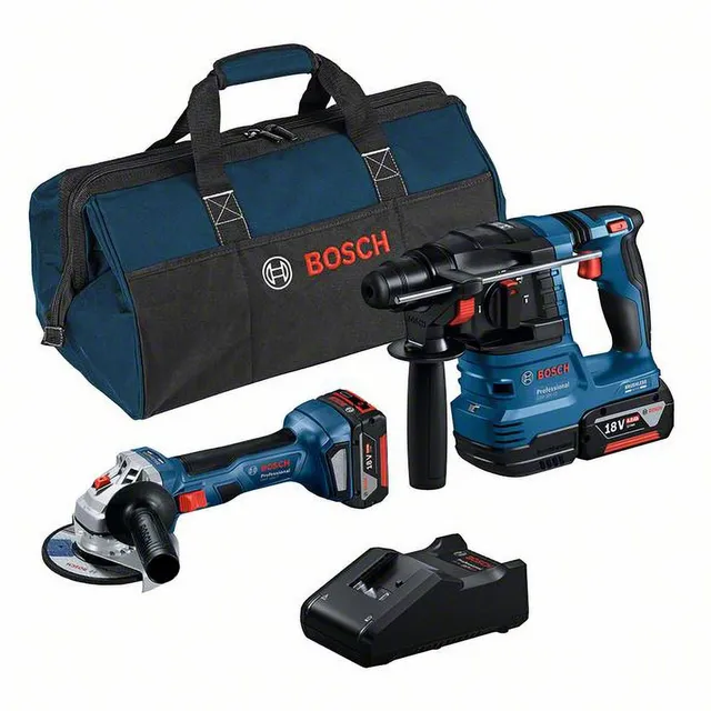bosch-professional-18v-system-combo-kit-winkelschleifer-gws-18v-7-bohrhammer-gbh image 1