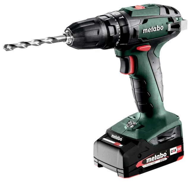 metabo-sb-18-akku-schlagbohrschrauber-set-18v-b-rstenlos-2x-2-0-ah-li-power-lade image 1