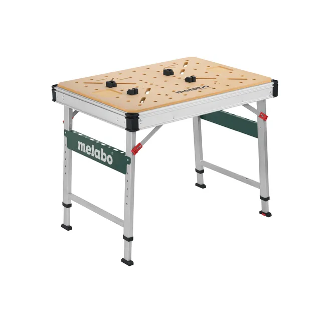 metabo-multifunktionstisch-mwb-100-klappbare-werkbank-mobiler-s-gebock-bis-120-k image 1
