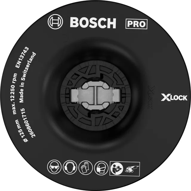 bosch-pro-backing-pad-x-lock-125-mm-mittel-schleifteller-f-r-kleine-winkelschlei image 1