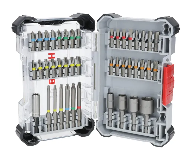 bosch-accessories-extra-hard-schrauberbit-set-43-teilig-s2-stahl-farbcodiert-im- image 1