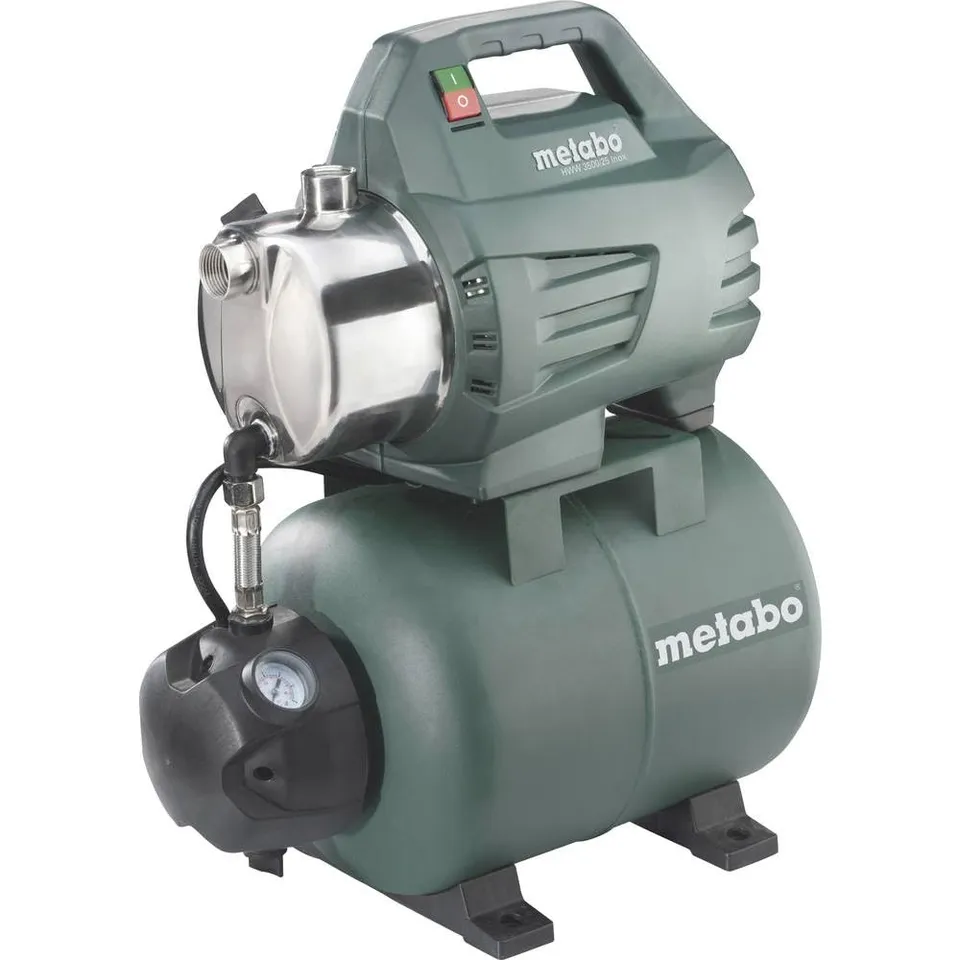 metabo-hww-3500-25-inox-hauswasserwerk-900-w-edelstahl-gartenpumpe-mit-24-l-druc image 1