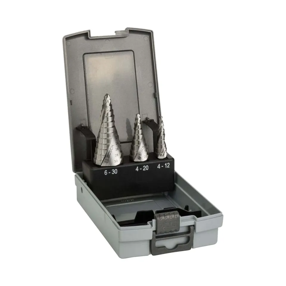 bosch-professional-3-teiliges-hss-stufenbohrer-set-mit-3-fl-chen-schaft-4-12-4-2 image 1