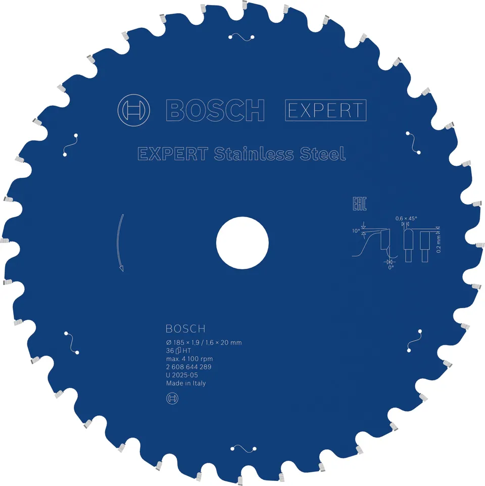 bosch-expert-stainless-steel-kreiss-geblatt-185-x-20-mm-z36-carbide-metalls-gebl image 1