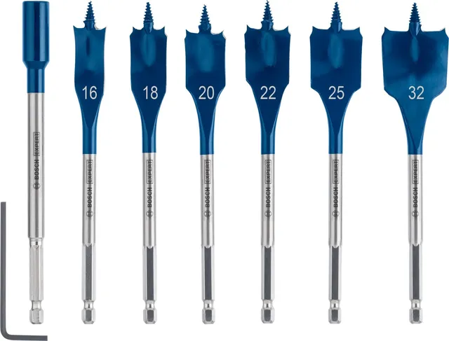 bosch-expert-self-cut-speed-flachfr-sbohrer-set-7-tlg-16-32-mm-sechskantschaft-f image 1