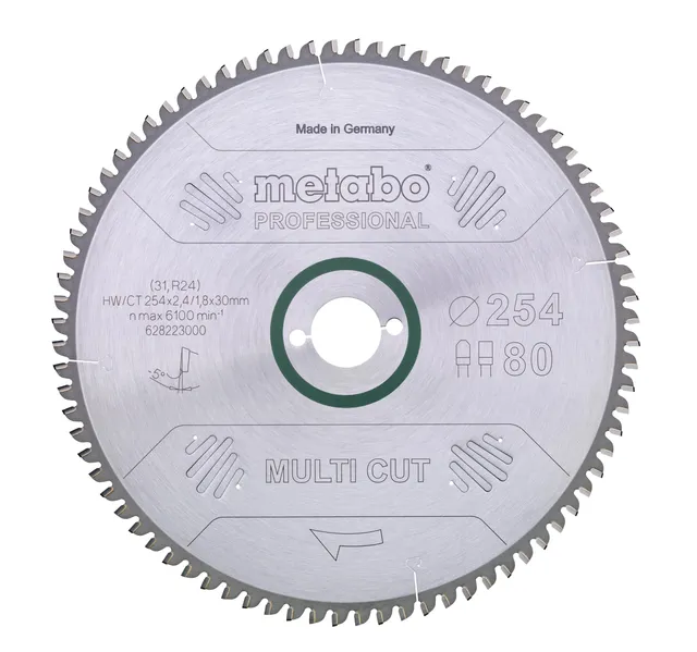 metabo-s-geblatt-multi-cut-professional-254x30-mm-80-z-hne-hw-ct-hartmetall-f-r- image 1