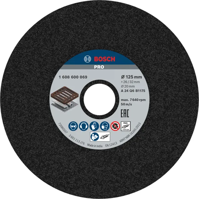 bosch-professional-schleifscheibe-f-r-grauguss-125-mm-k-rnung-24-zubeh-r-f-r-ger image 1