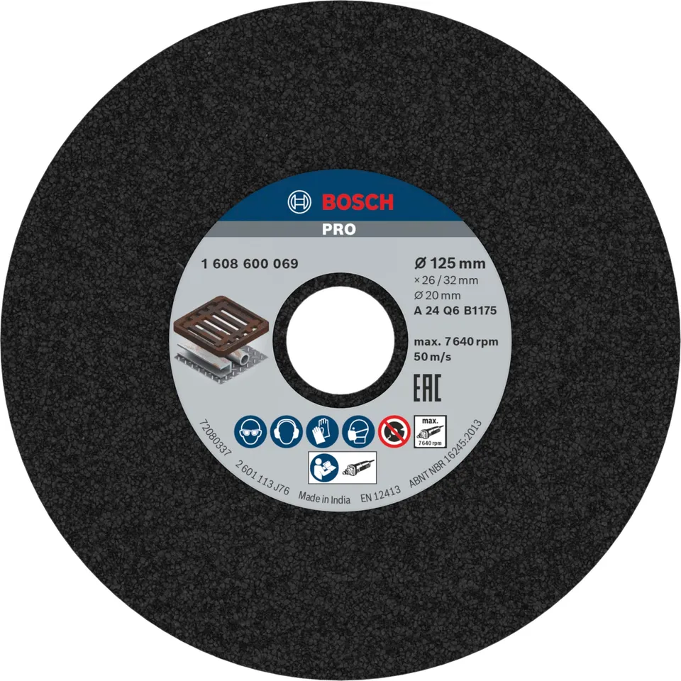 bosch-professional-schleifscheibe-f-r-grauguss-125-mm-k-rnung-24-zubeh-r-f-r-ger image 1