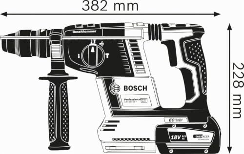 bosch-professional-gbh-18v-26-f-akku-bohrhammer-18v-system-mit-2x-6-0-ah-akku-ga image 6