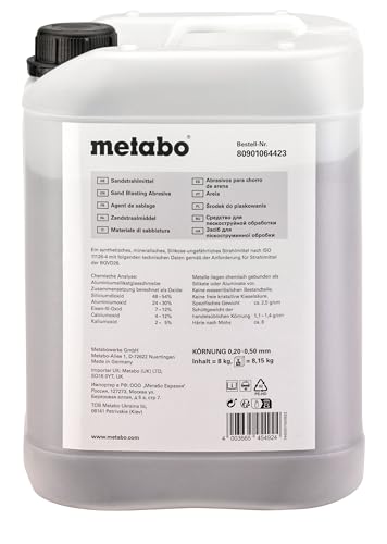 metabo-sandstrahlmittel-8-kg-0901064423-strahlgut-aus-aluminiumsilikatglasschmel image 4