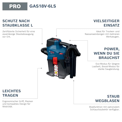 bosch-pro-gas-18v-6ls-akku-staubsauger-18v-system-staubklasse-l-inkl-flexibler-s image 8